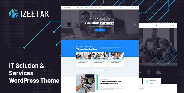 Izeetak IT Solutions & Services WordPress Theme