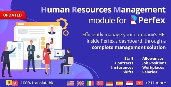 Human Resources Management - HR module for Perfex CRM | Hi-Tech Coder