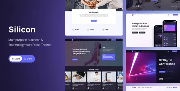 Silicon- Multipurpose Technology WordPress Theme