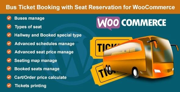 Bus Ticket Booking with Seat Reservation for WooCommerce | Hi-Tech Coder