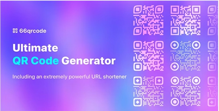 66qrcode - Ultimate QR Code Generator & URL Shortener (SAAS)