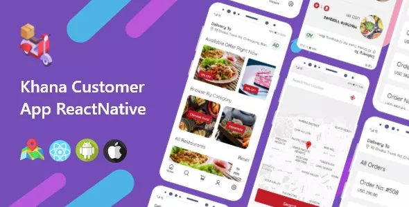 Khana - Multi Restaurants And Food Delivery Customer App