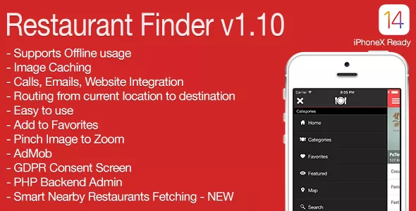 Restaurant Finder Full iOS Application