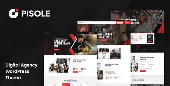 Pisole - Digital Creative Agency WordPress Theme