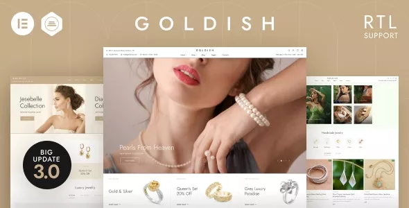 Goldish  - Jewelry Store WooCommerce Theme