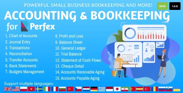 Accounting and Bookkeeping Module for Perfex CRM