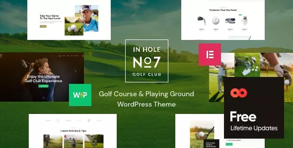 N7 - Golf Club & Course Sports & Events WordPress Theme