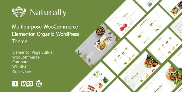 Naturally  - Organic Shop WordPress WooCommerce