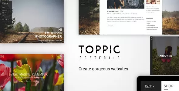 TopPic Portfolio Photography Theme