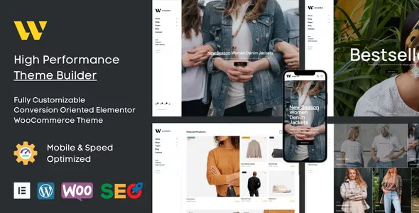 Wooma Fashion Store Ecommerce Elementor Theme