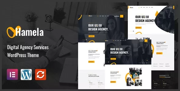 Hamela  - Digital Agency Services WordPress Theme