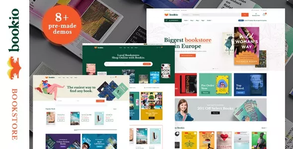 Bookio  - Book Store WooCommerce WordPress Theme