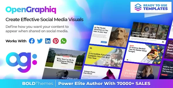 OpenGraphiq WordPress Social Image Generator