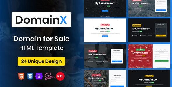 Domain for Sale HTML Template