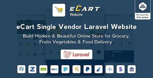 eCart Web - eCommerce Store Website with Laravel