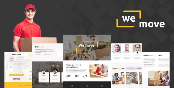 WeMove - Home Moving & Logistic WordPress Theme