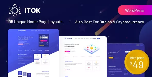 ITok  - ICO and Cryptocurrency WordPress Theme