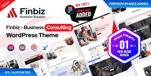 Finbiz  - Consulting Business WordPress Theme | Hi-Tech Coder