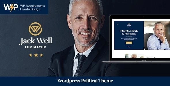 Jack Well  - Elections Campaign & Political WordPress Theme