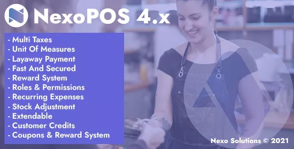 NexoPOS - POS, CRM & Inventory Manager