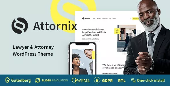 Attornix  - Attorney & Lawyer WordPress Theme