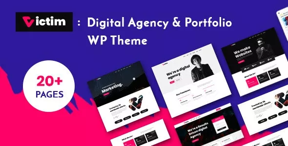 Victim - Digital Agency & Portfolio WordPress Theme