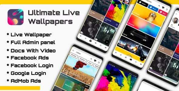 Ultimate Live Wallpapers Application (GIF,Video,Image)