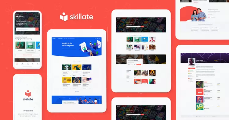 Skillate - WordPress eLearning Theme