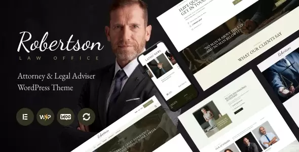 Law Office - Attorney & Legal Adviser WordPress Theme + RTL