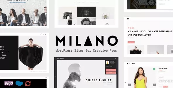 Milano  - Creative Minimal Portfolio & Photography WordPress Theme