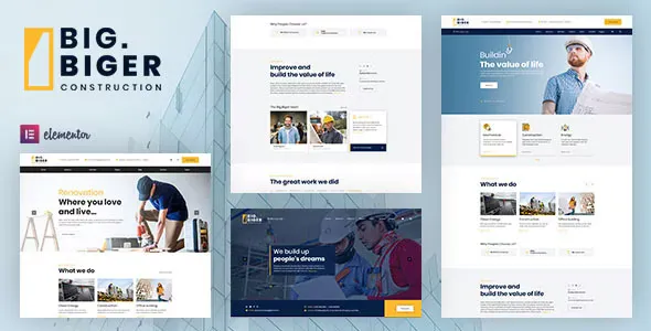 Bigger Construction WordPress Theme