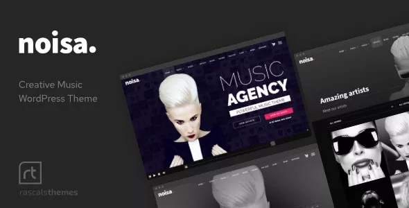 Noisa Music Producers, Bands & Events Theme for WordPress