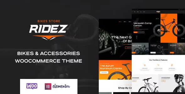 Ridez  - Bike Shop Elementor WordPress Theme | Hi-Tech Coder