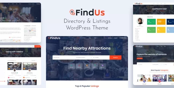 Findus  - Directory Listing WordPress Theme