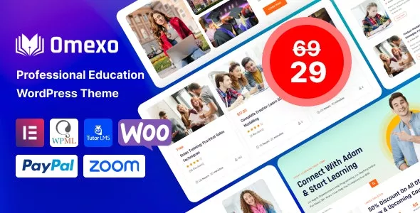 Omexo - Education & Online Courses WordPress Theme