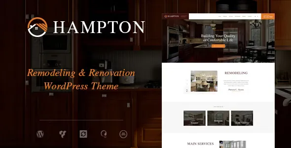 Hampton - Home Design and Renovation WordPress Theme