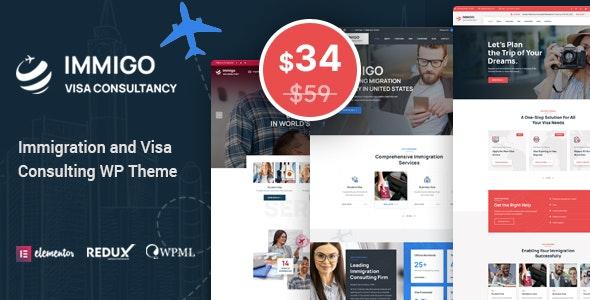 Immigo  - Immigration and Visa Consulting WordPress Theme