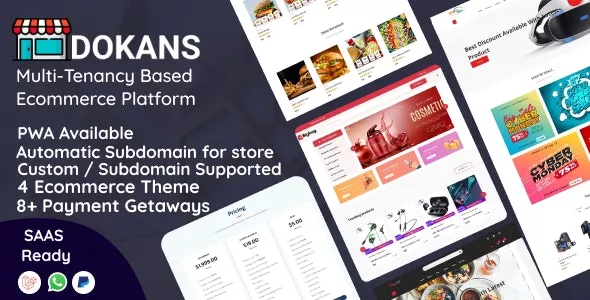 DOKANS - Multitenancy Based Ecommerce Platform (SaaS)