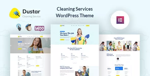 Dustar - Cleaning Services WordPress Theme