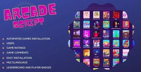 Mobile Responsive Arcade Site Script