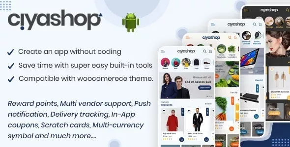 CiyaShop- Native Android Application Based on WooCommerce