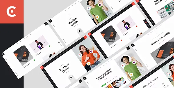 Courtney- Personal Portfolio WordPress Theme