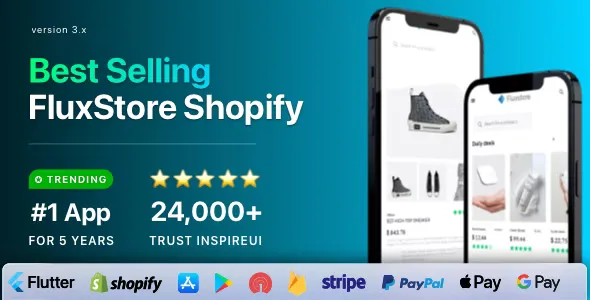 FluxStore Shopify  - The Best Flutter E-commerce App