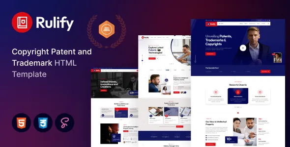 Rulify - Intellectual Property Consultancy Law Firm WordPress Theme