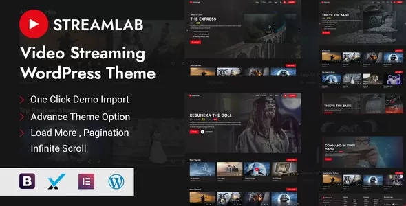 Streamlab  - Video Streaming WordPress Theme