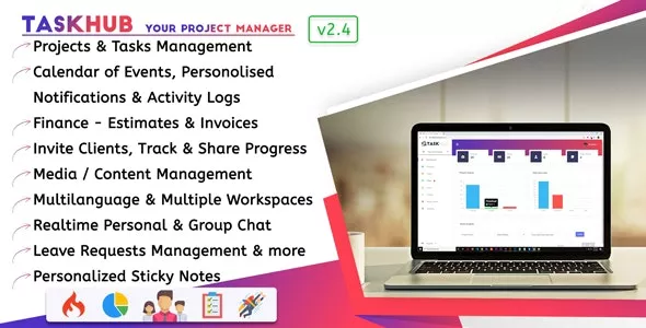 Taskhub - Project Management, Finance, CRM Tool