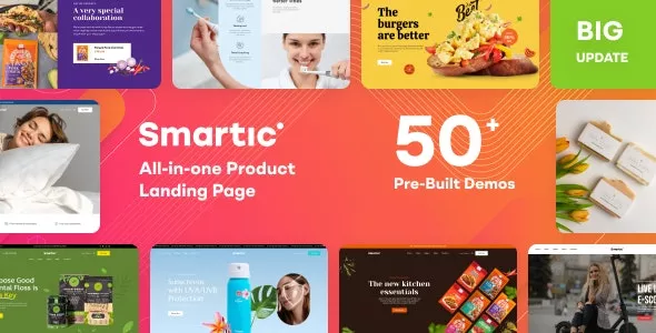 Smartic - Product Landing Page WooCommerce Theme