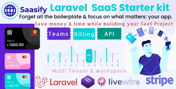 Saasify - Advance Laravel SaaS Starter Kit