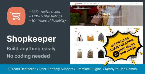 Shopkeeper WooCommerce Multipurpose WP Shop Theme