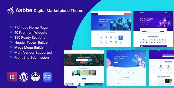 Aabbe Digital Marketplace WordPress Theme